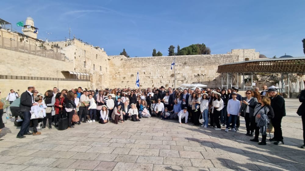 המשלחת בכותל