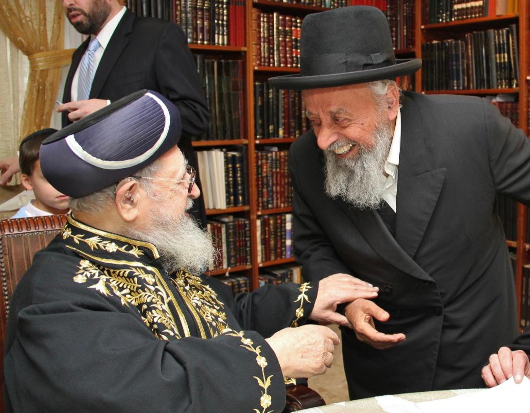 הרב בעדני עם הרב עובדיה יוסף