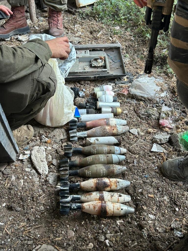 האמל"ח שמצאו הלוחמים