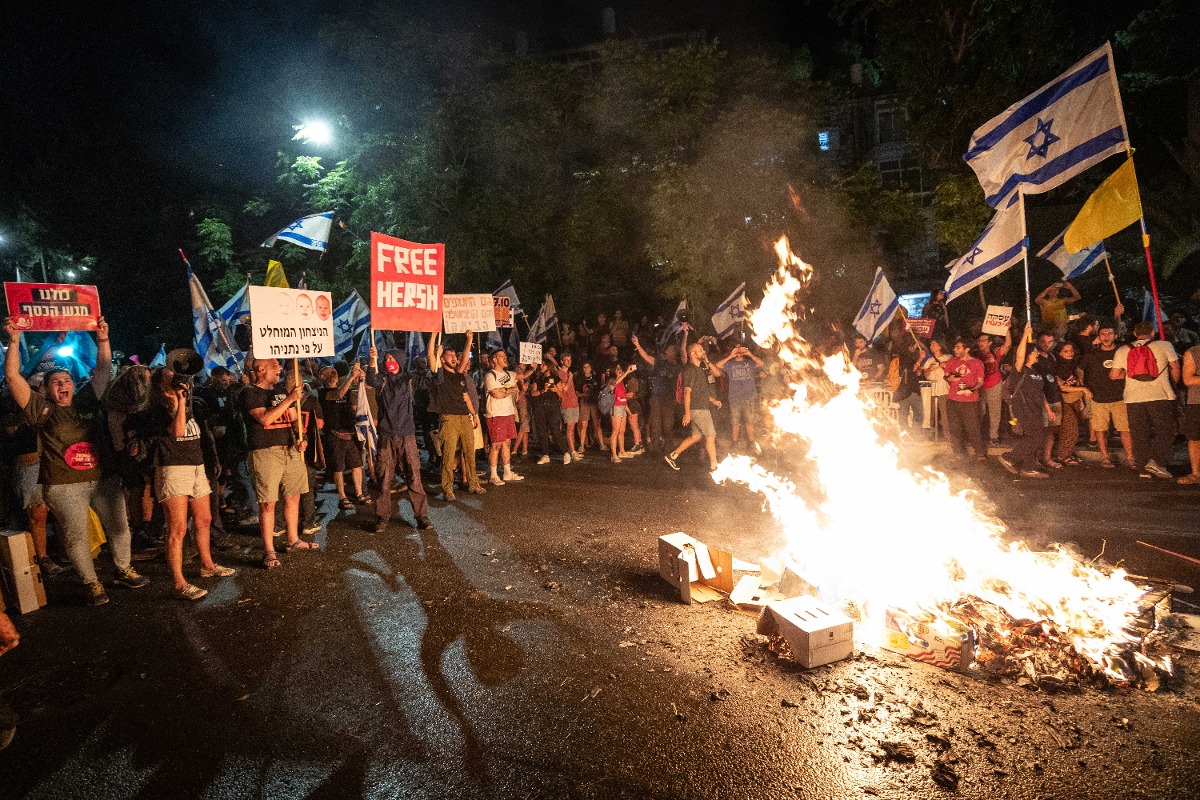 ההפגנה בירושלים, אמש