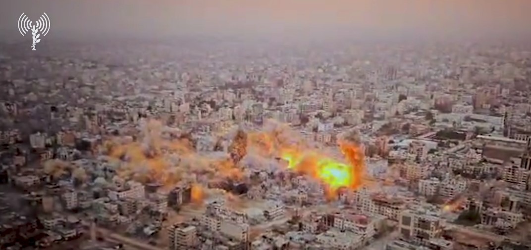 השמדת המנהרות ברובע הבכירים של חמאס