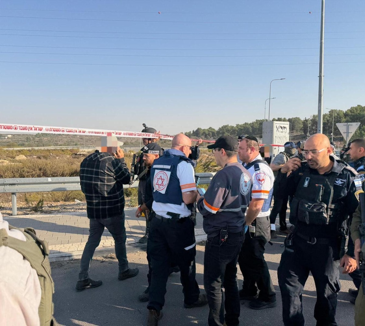 זירת הפיגוע