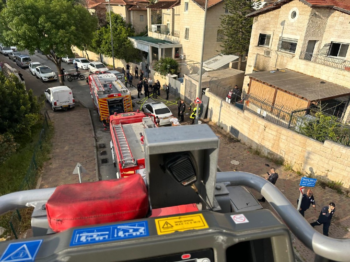 זירת השריפה