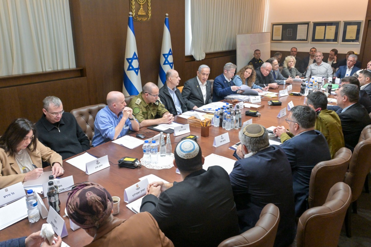 ישיבת הקבינט ביום שישי