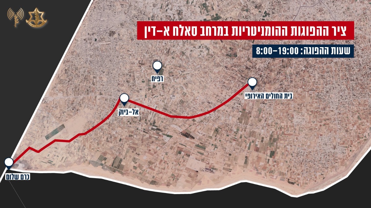 מפת הציר הלוגיסטי