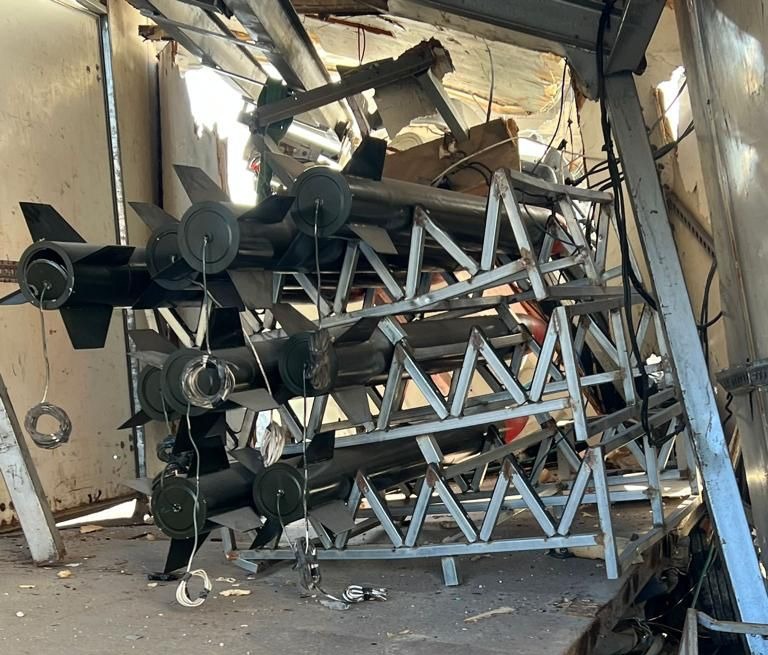 משאית הרקטות שאיתרו לוחמי הנח"ל
