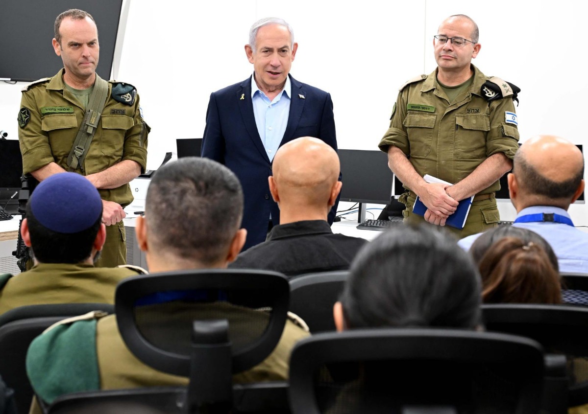 נתניהו בבסיס אמ"ן