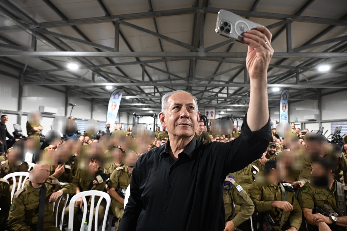 נתניהו בחטיבת החשמונאים