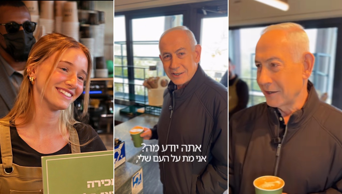 מה שחשבתם: בעל בית הקפה מהסרטון של נתניהו ענה על מה שכולם שואלים - כיפה