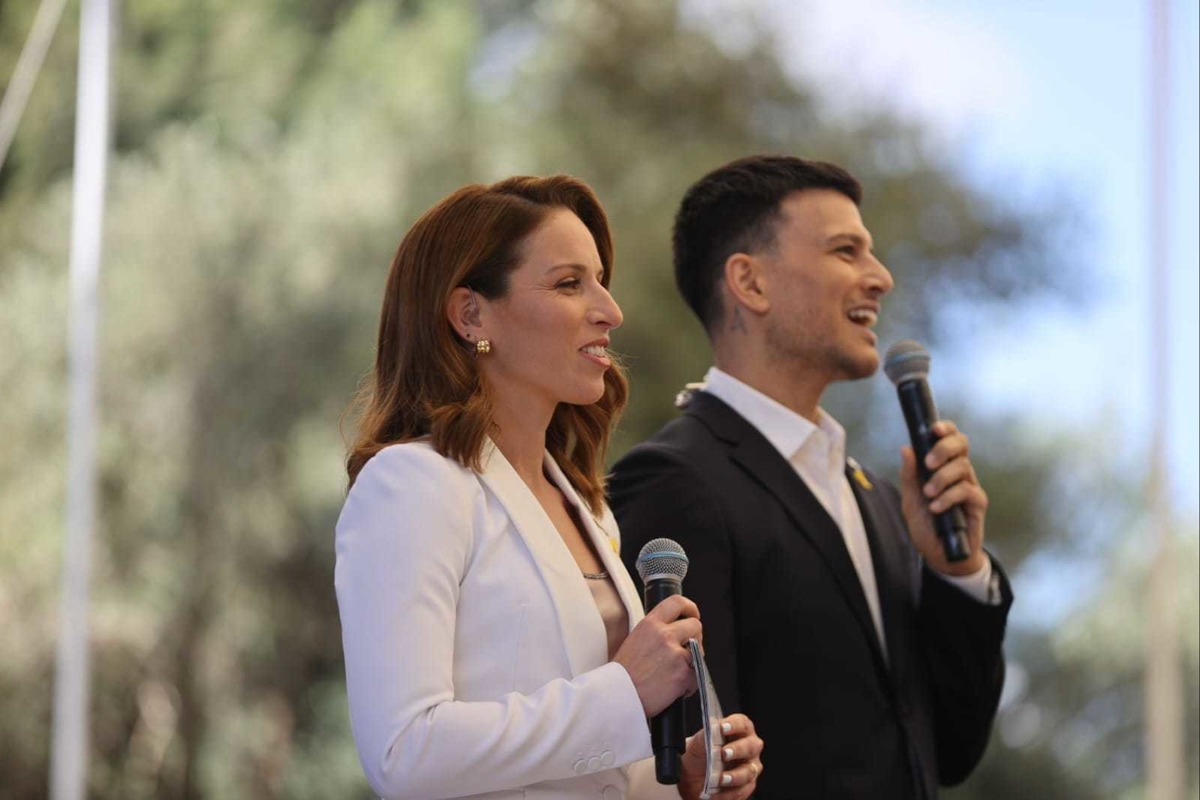 הילה קורח מנחה את טקס מצטייני הנשיא