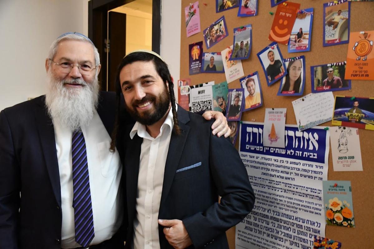 חבר הכנסת צבי סוכות והרב אלי בן דהן