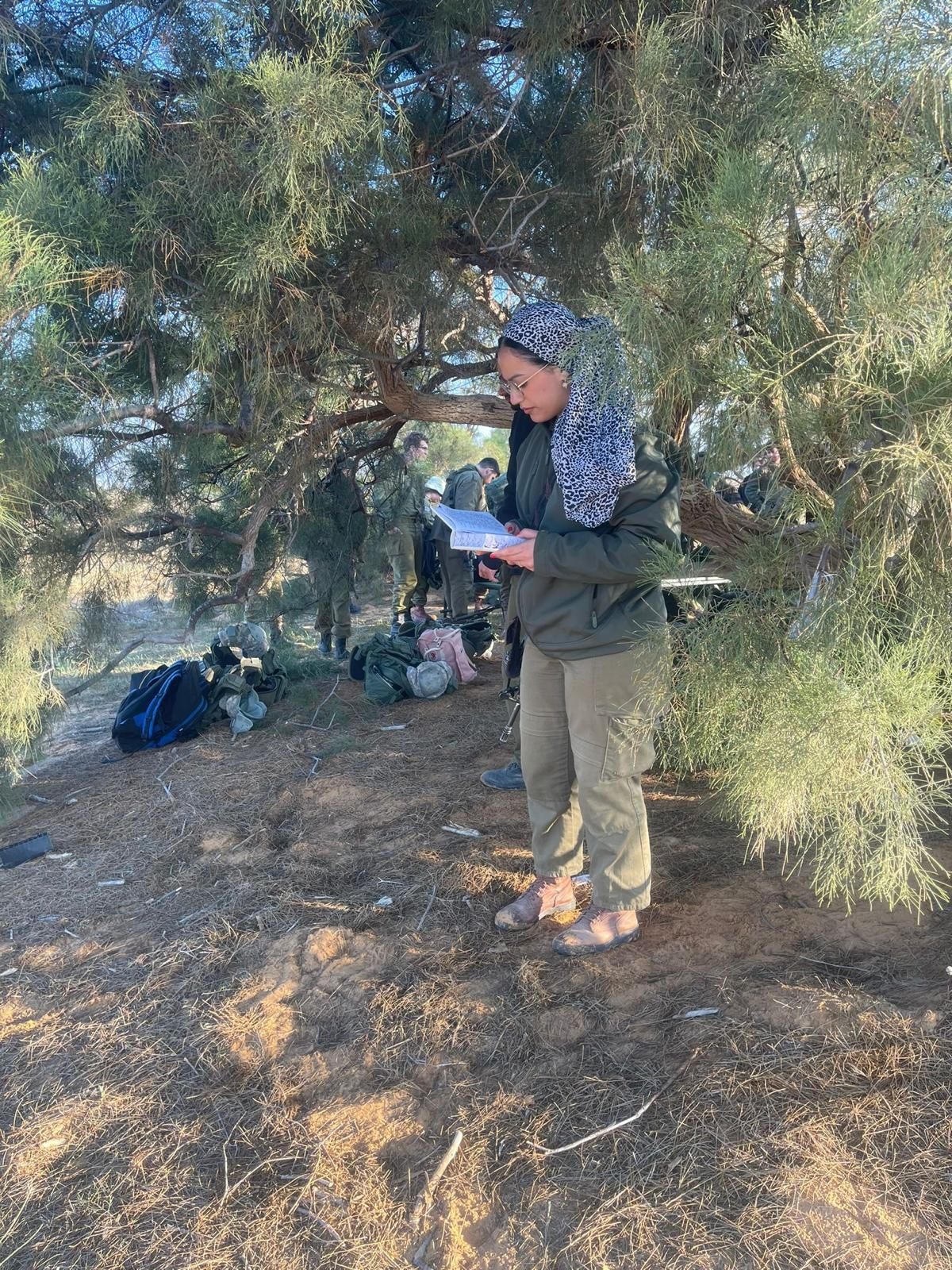 "לפעמים לא הספקתי להתפלל בבסיס, אז הייתי מתפללת בשטח"