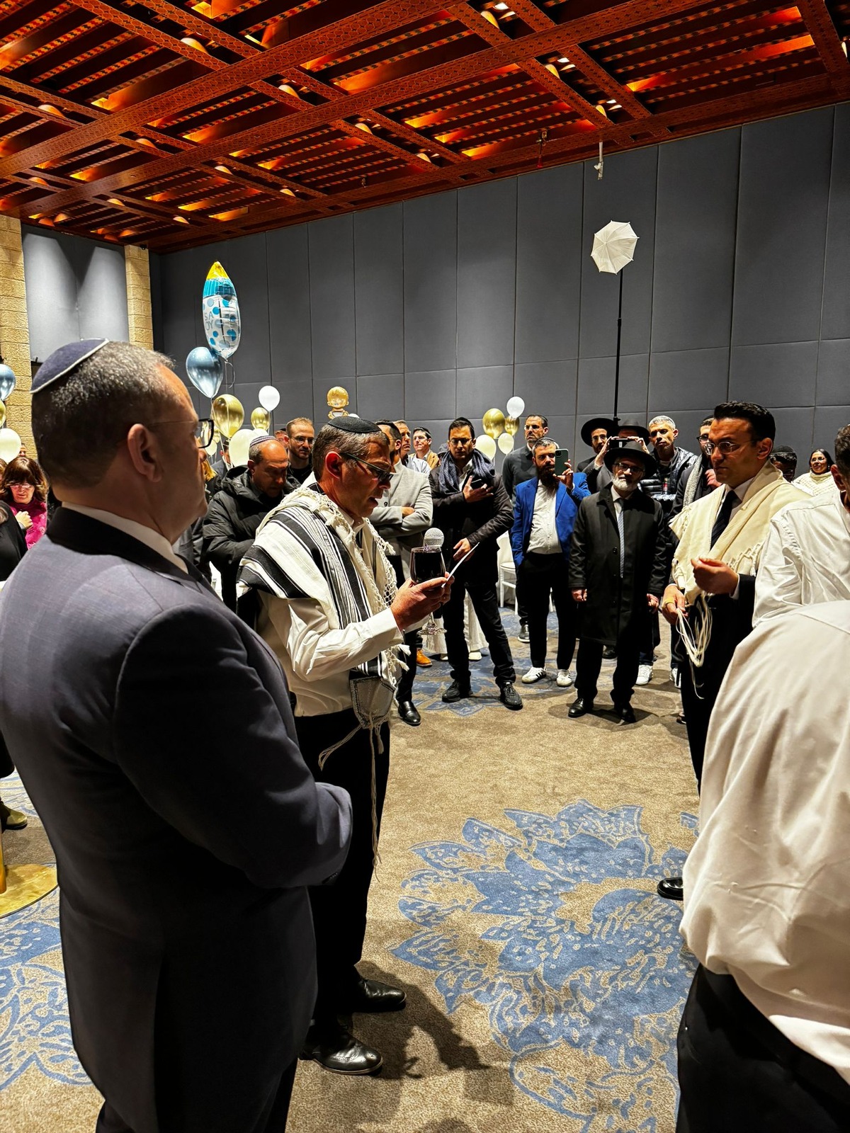 עופר חדד בברית של בנו, באדיבות "הרבנית" ואיציק אוחנה
