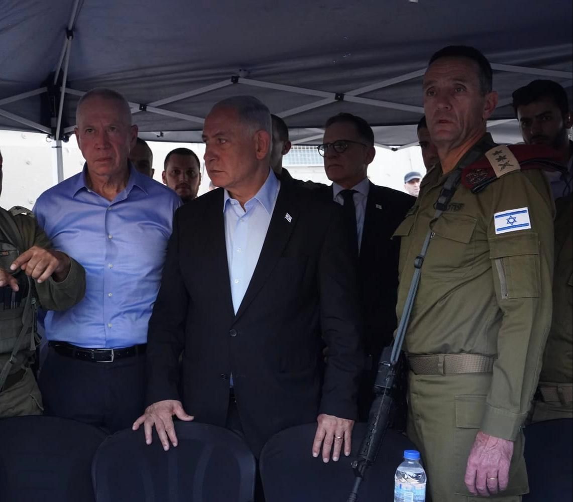 הערכת המצב בראשות ראש הממשלה ושר הביטחון, יחד עם הרמטכ