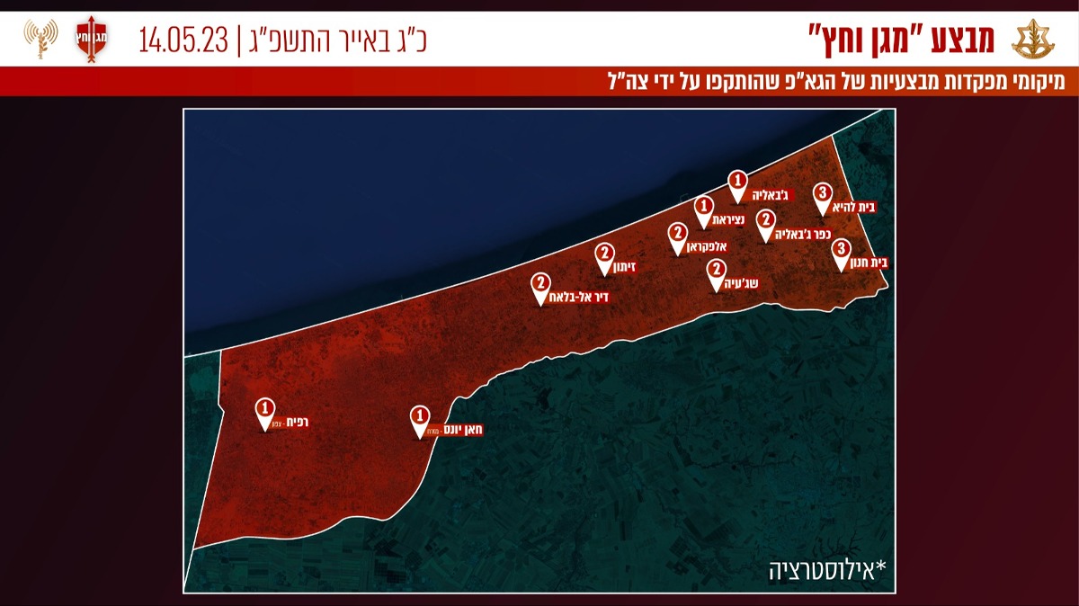 מגן וחץ, תקיפת מפקדות מבצעיות של הג