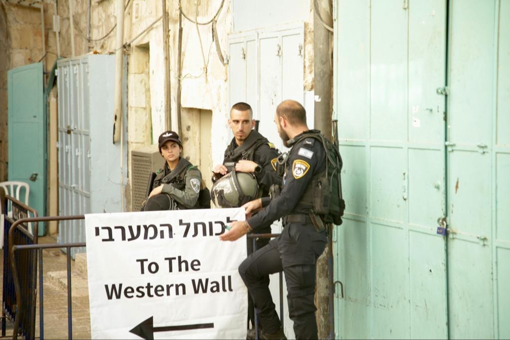 הגברת אבטחה לקראת מעמד ברכת כהנים
