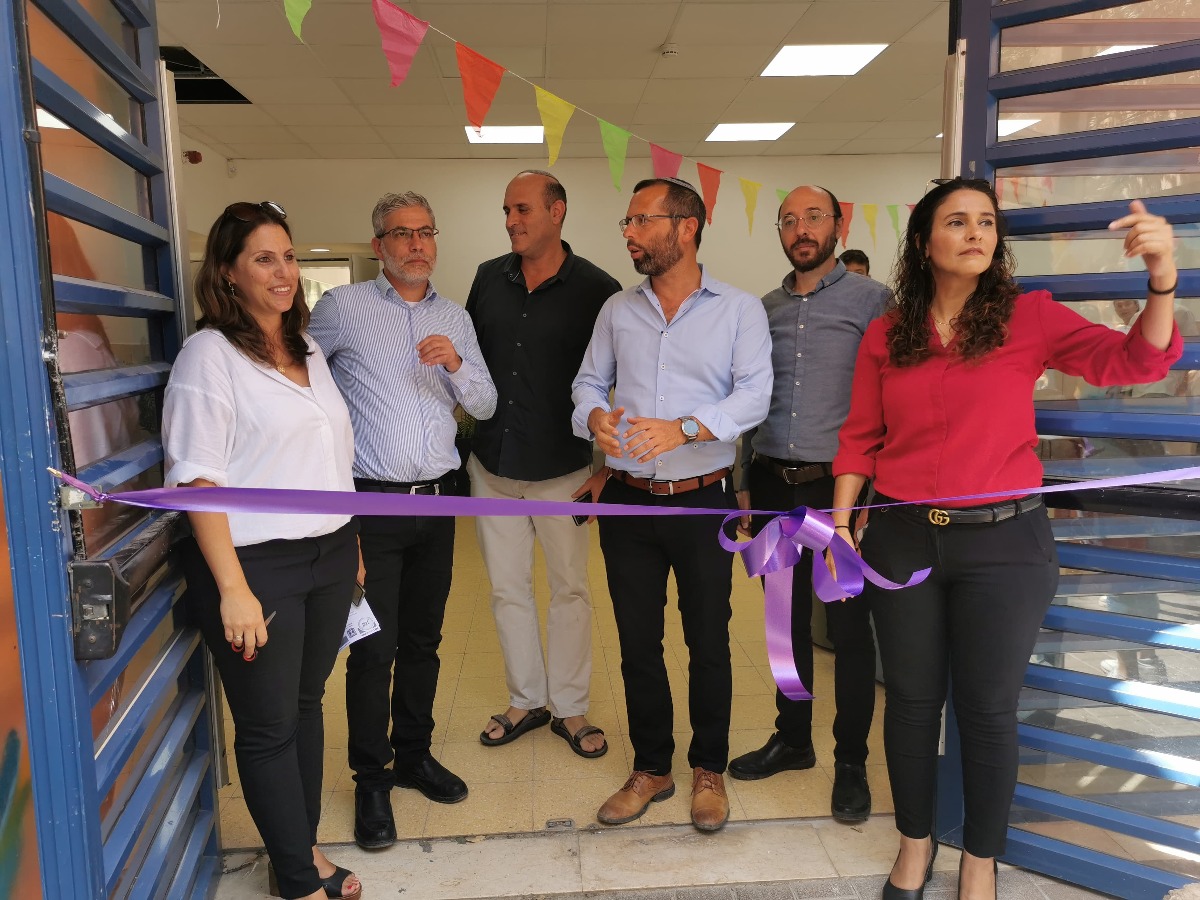 ראש מועצת בנימין ישראל גנץ בחנוכת התתיכון החדש