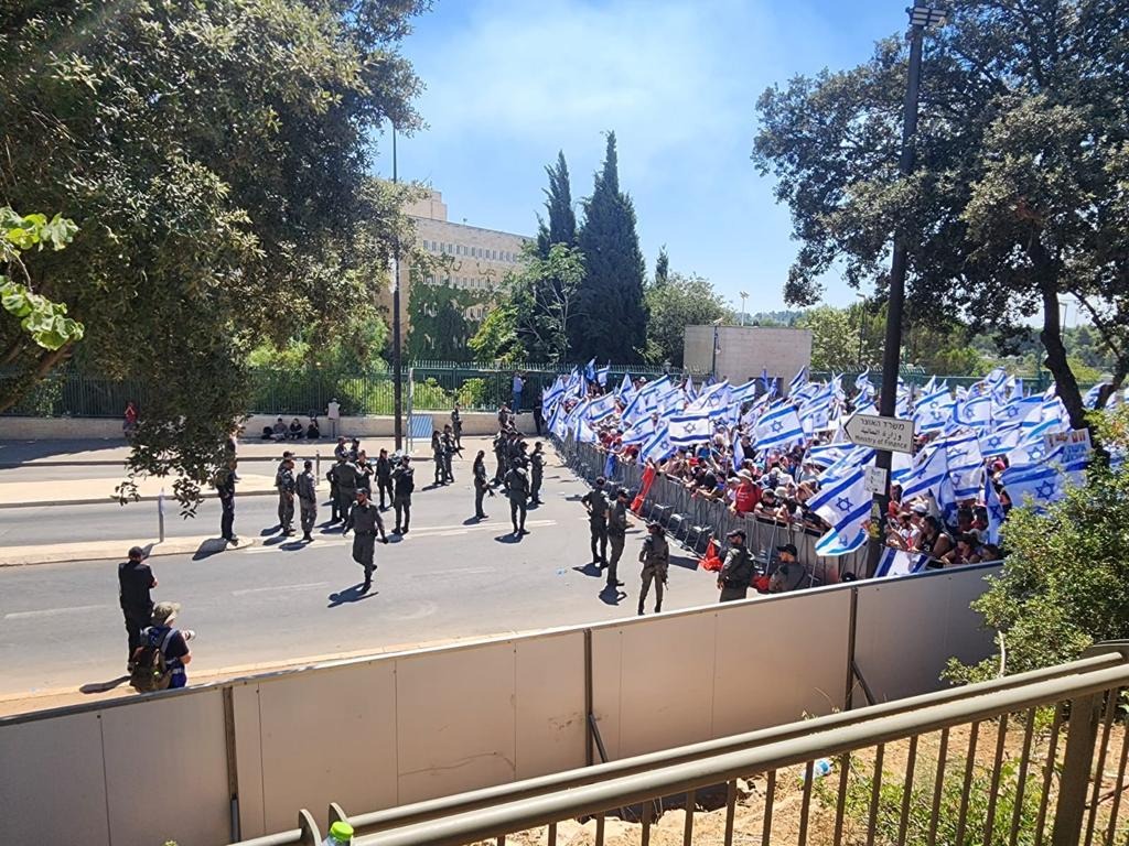 הפגנות מול הכנסת