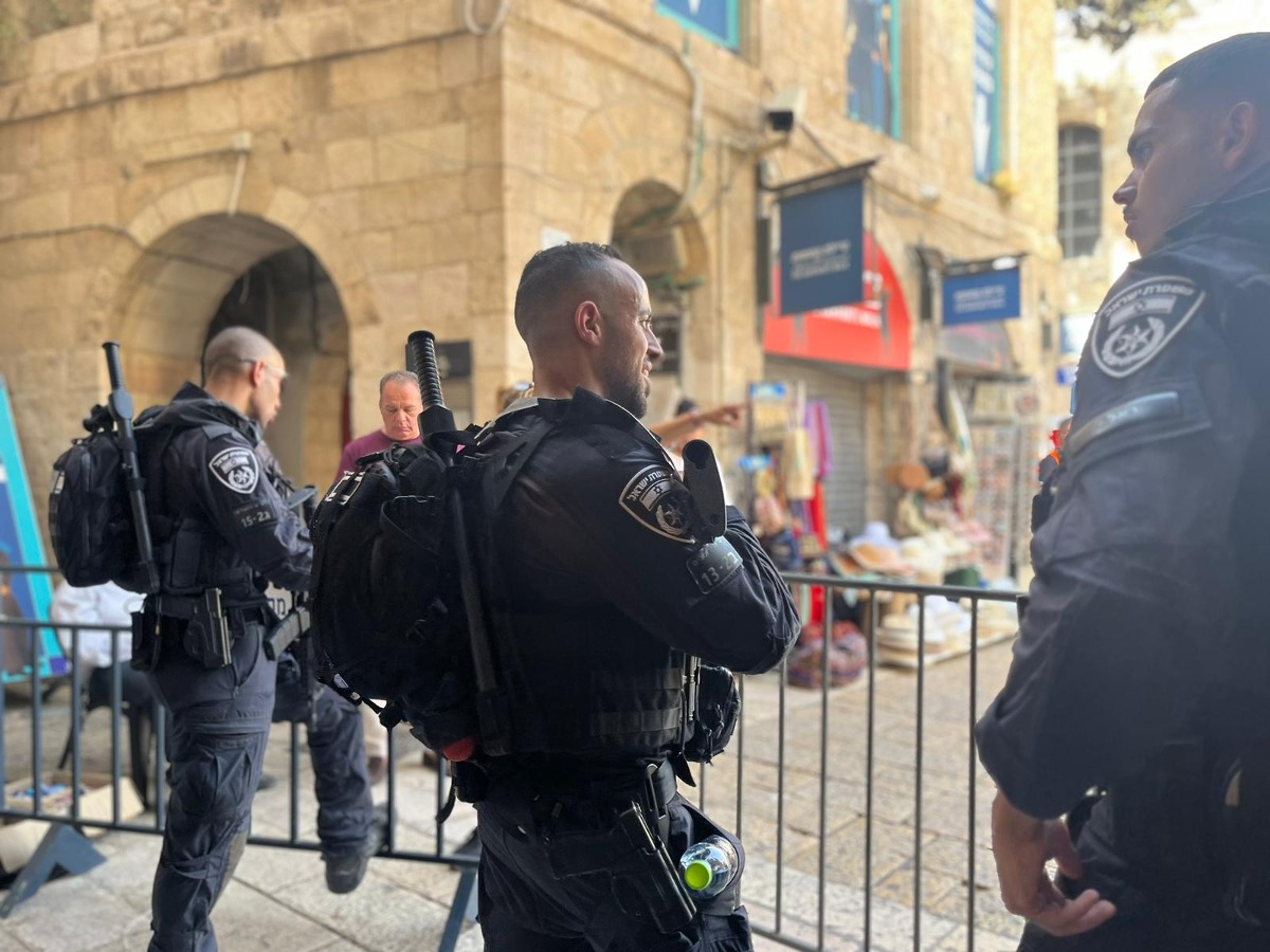 זירת הפיגוע בשער יפו