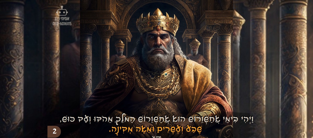 מגילת אסתר בינה מלאכותית