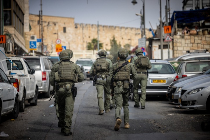 זירת הפיגוע בעיר דוד