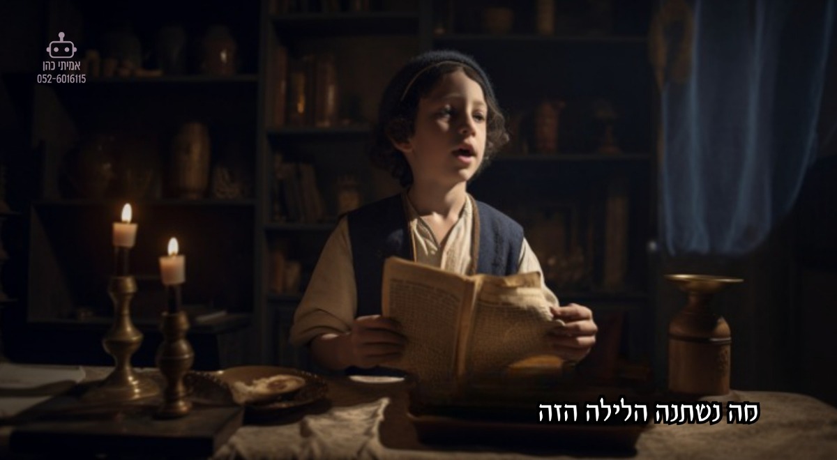 הגדה של פסח בינה מלאכותית