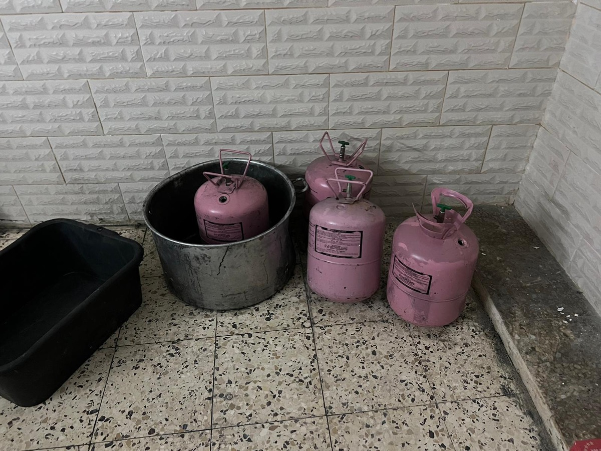 המטענים בחדר הלחימה