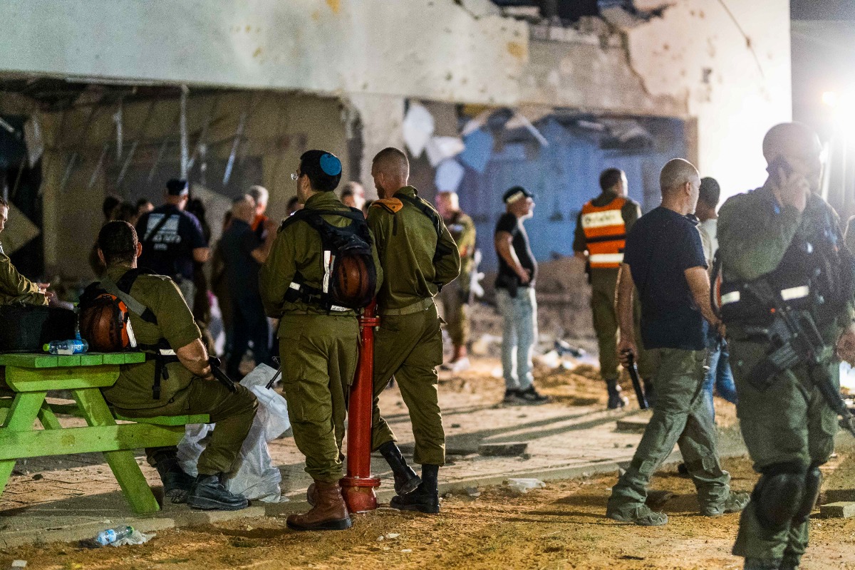 אחת מזירות הנפילה