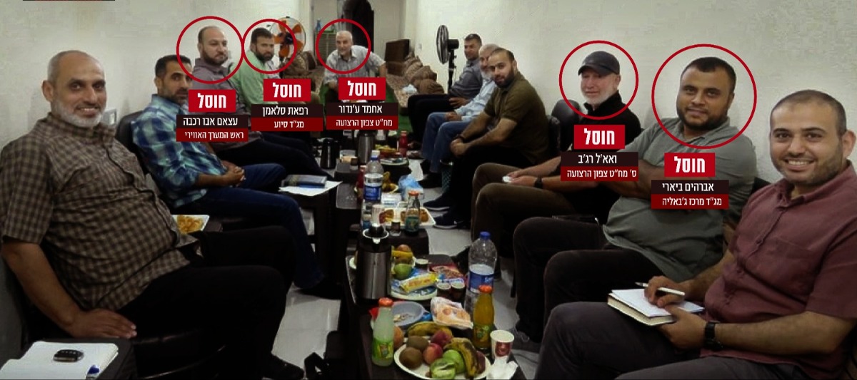 בכירי חמאס במנהרה, חמישה חוסלו