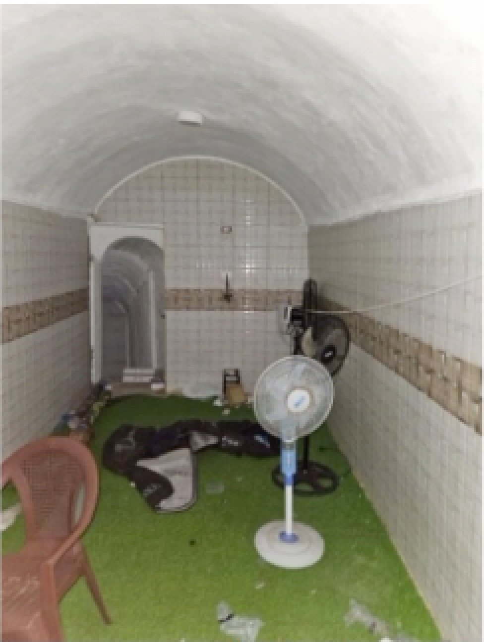 המנהרה שבה הוחזקו חטופים