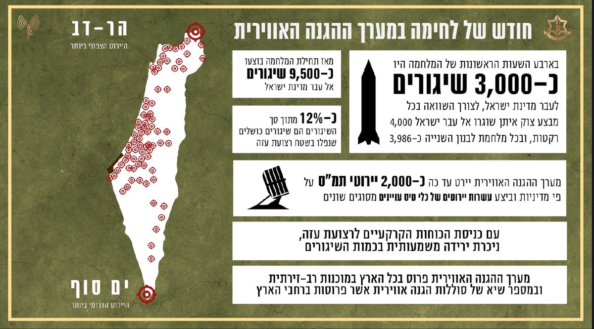 הנתונים שהציג צה"ל