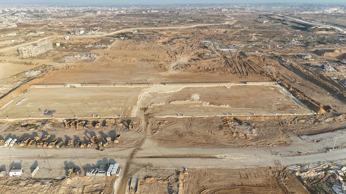 העבודות להקמת המזח הימי