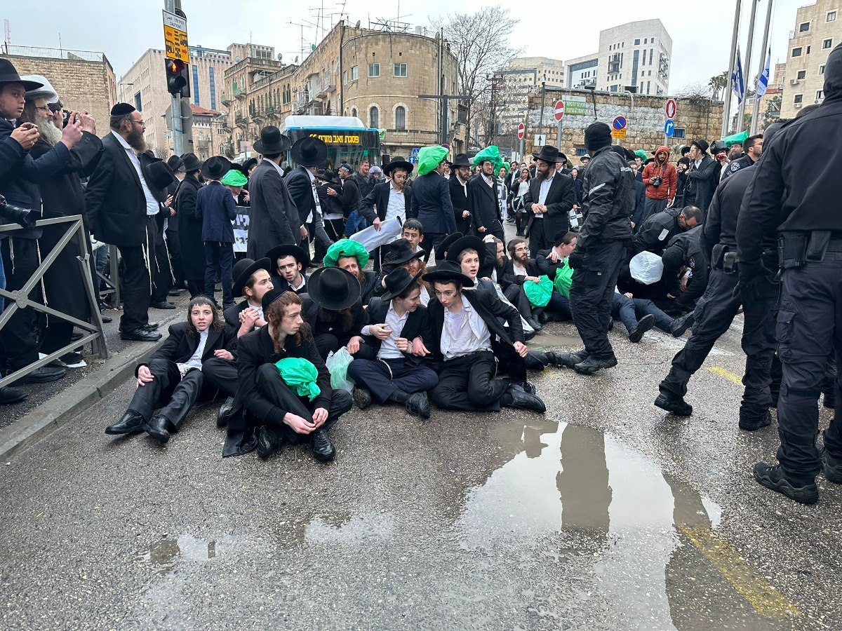 הפגנת החרדים בירושלים