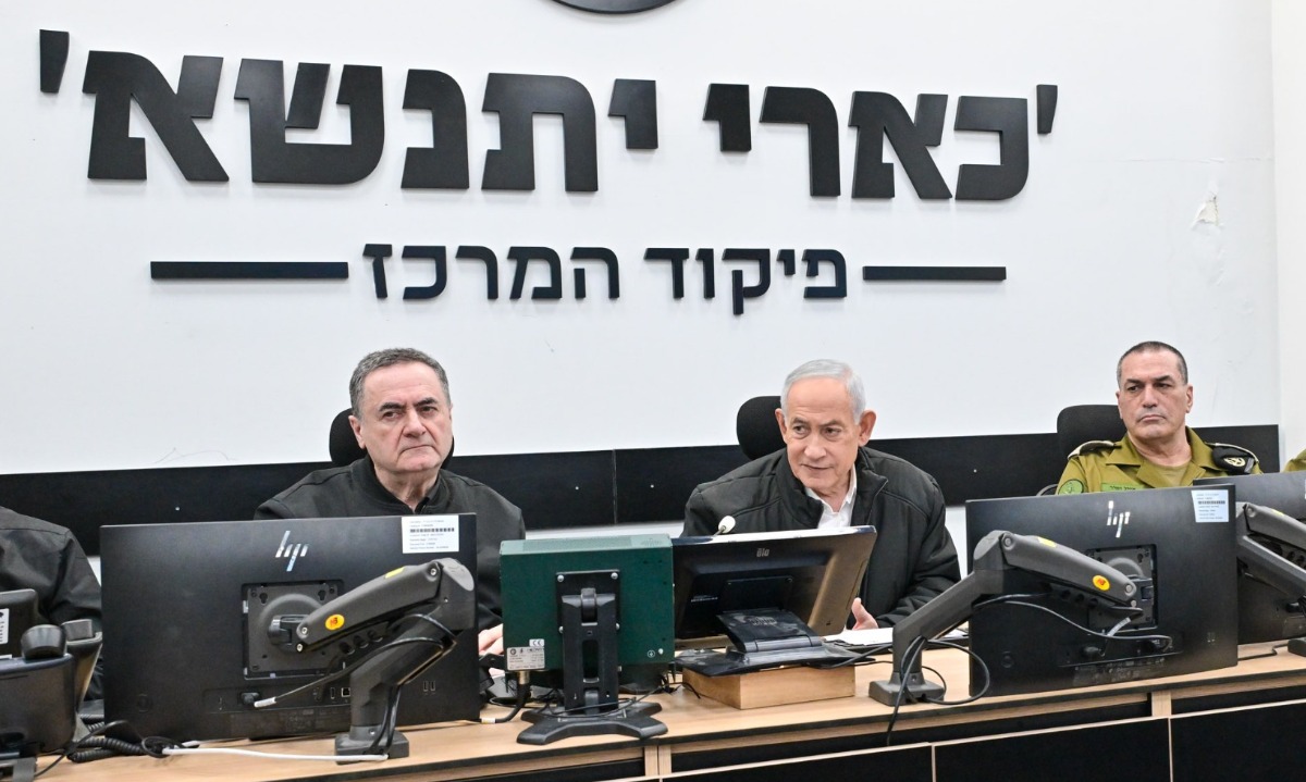 נתניהו בפיקוד מרכז