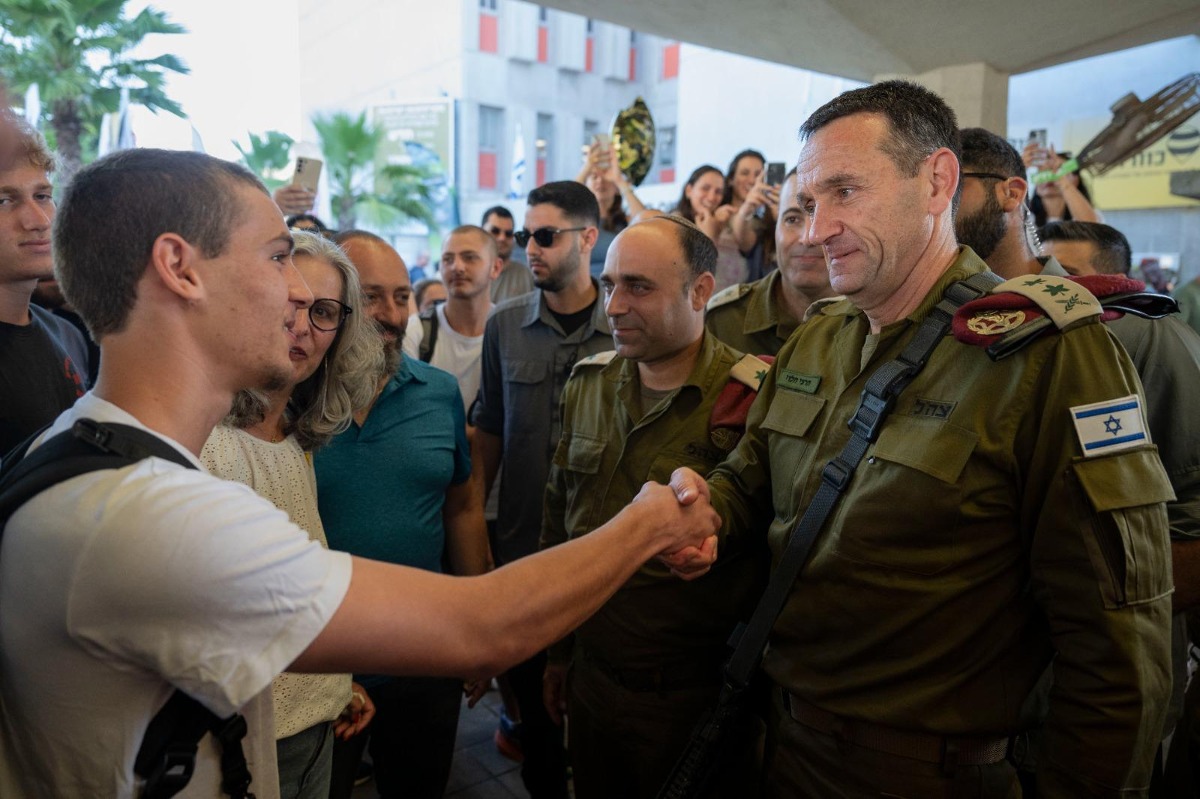 הרצי עם המתגייסים