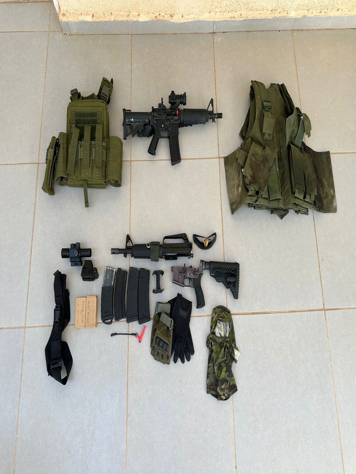 אמצעי הלחימה שאותרו