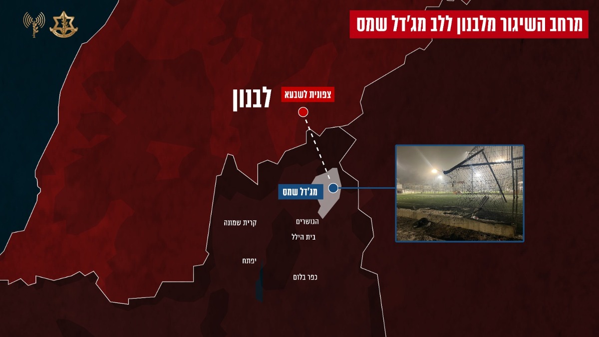 האזור ממנו בוצע השיגור