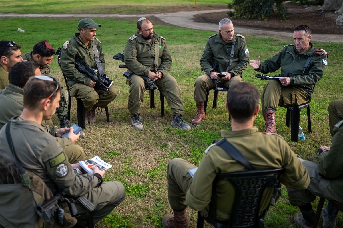 הרמטכ"ל במפגש עם המפקדים