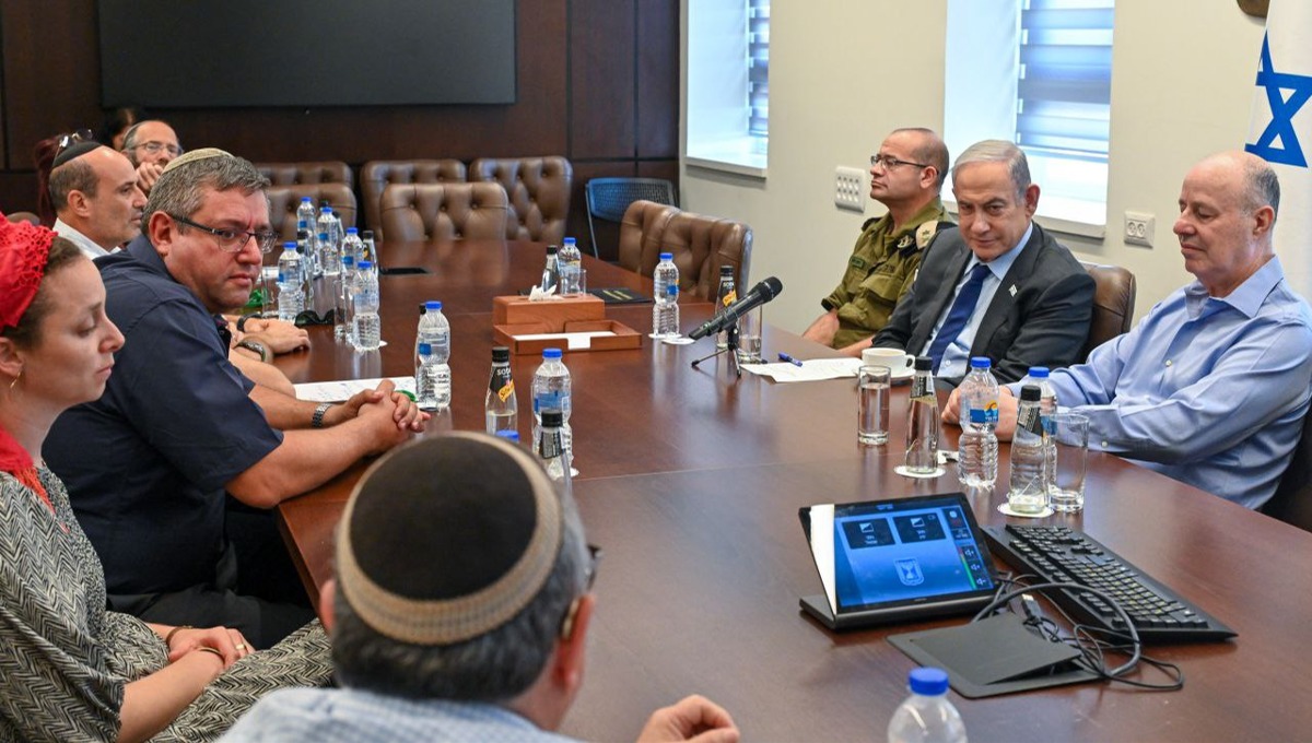 נתניהו במפגש עם חברי פורום הגבורה
