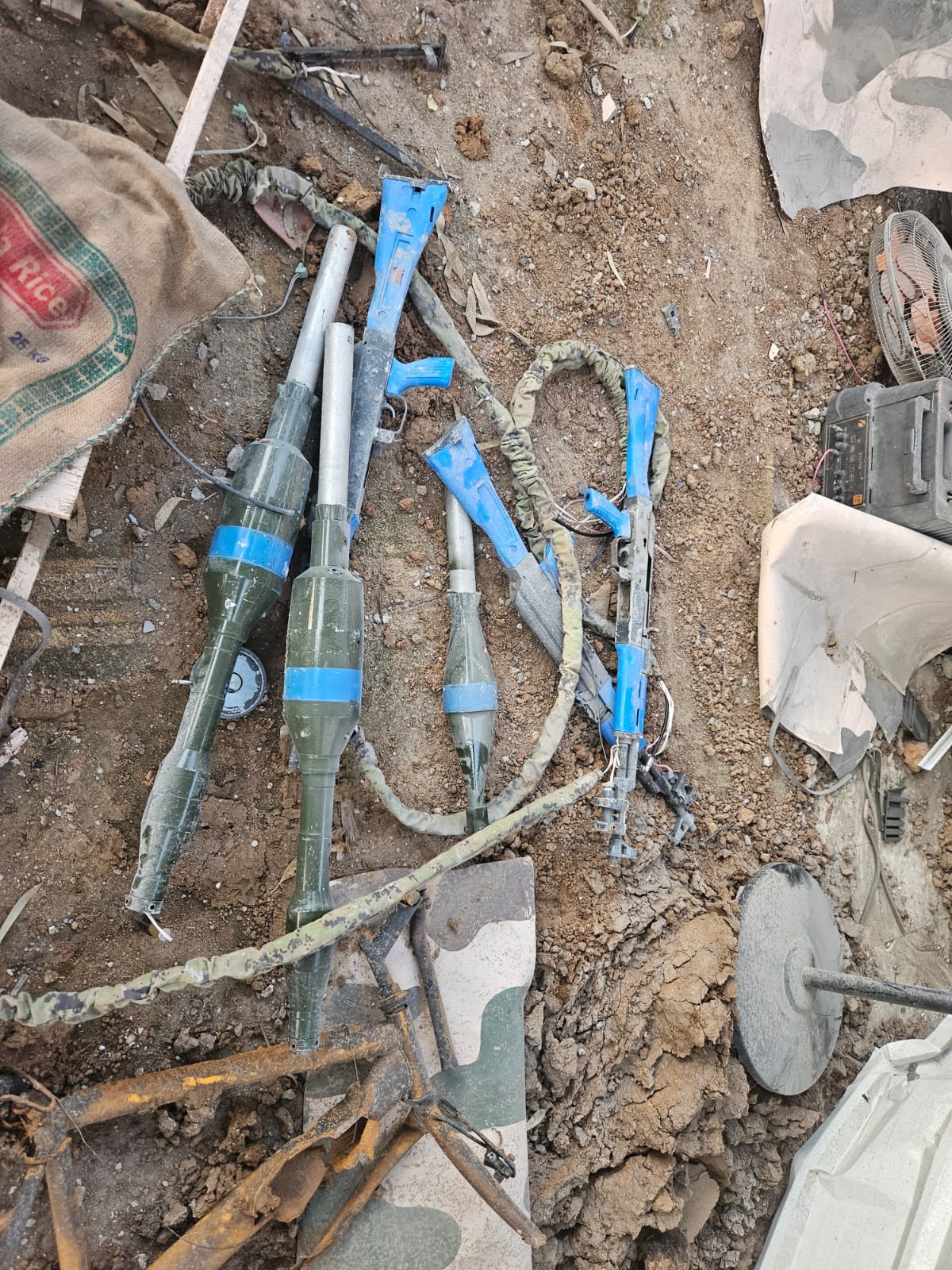 ציוד אימון ירי בלייזר של ארגון הטרור חמאס 