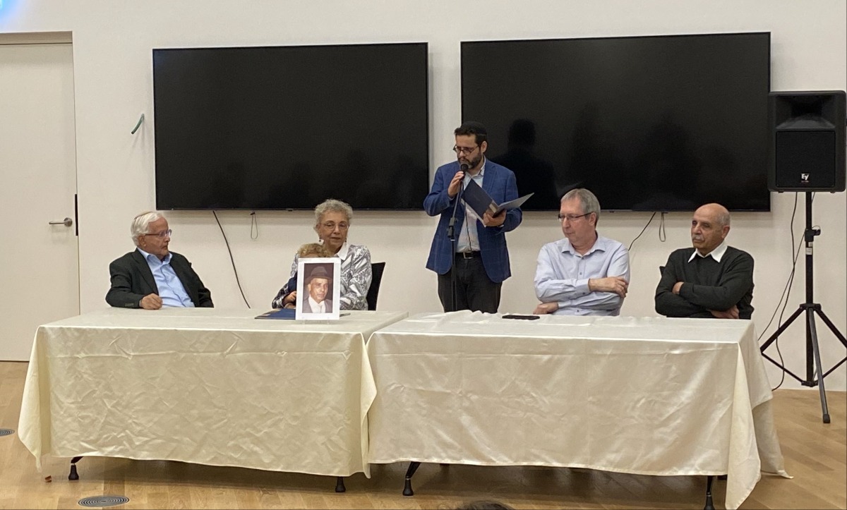 טקס חתימת הסכם העברת אוסף נחום לספריה הלאומית