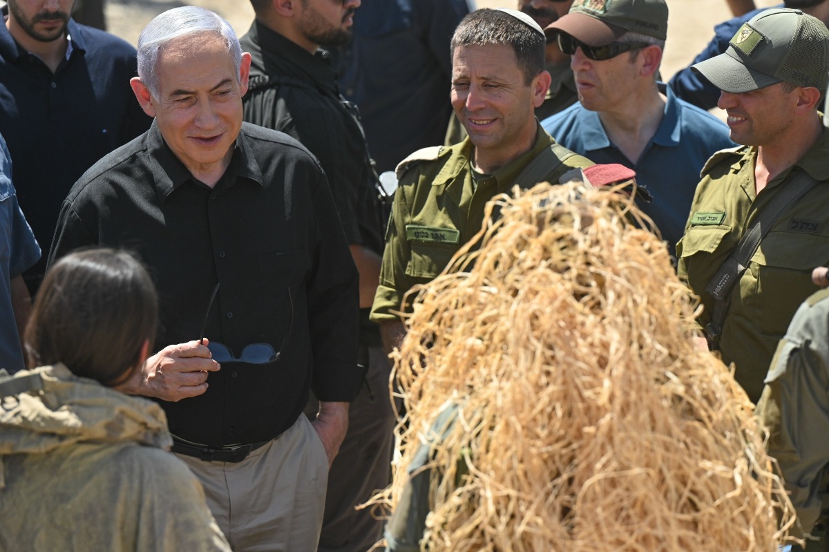 ראש הממשלה נתניהו בביקורו בגבול ירדן