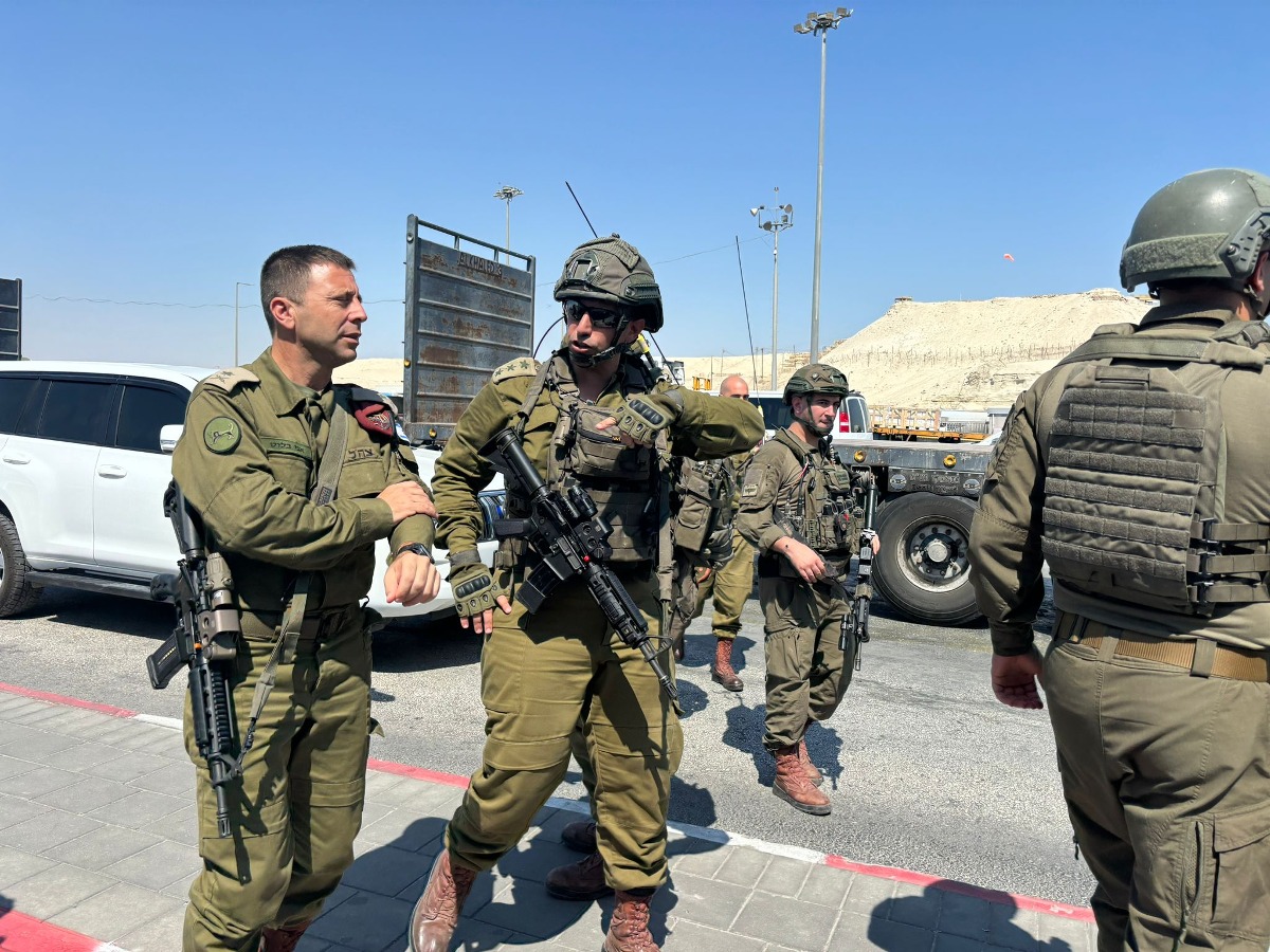 אלוף פיקוד מרכז בזירת הפיגוע | 