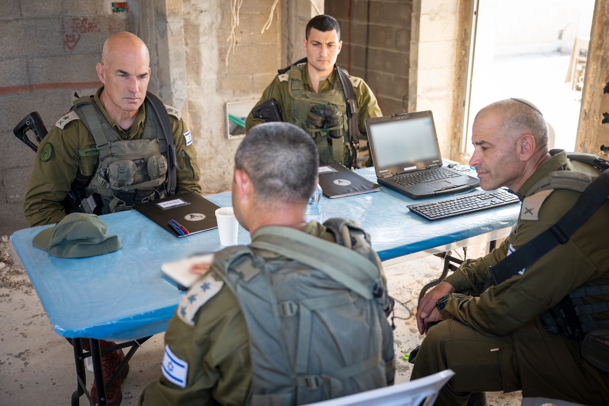 אלוף פיקוד צפון במהלך התרגיל | 