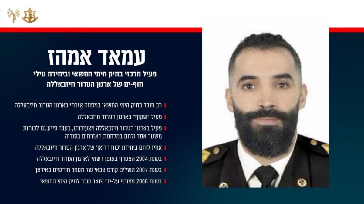 בכיר חיזבאללה נעצר על ידי שייטת 13 | 