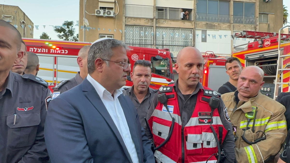 בן גביר בזירת האירוע | 