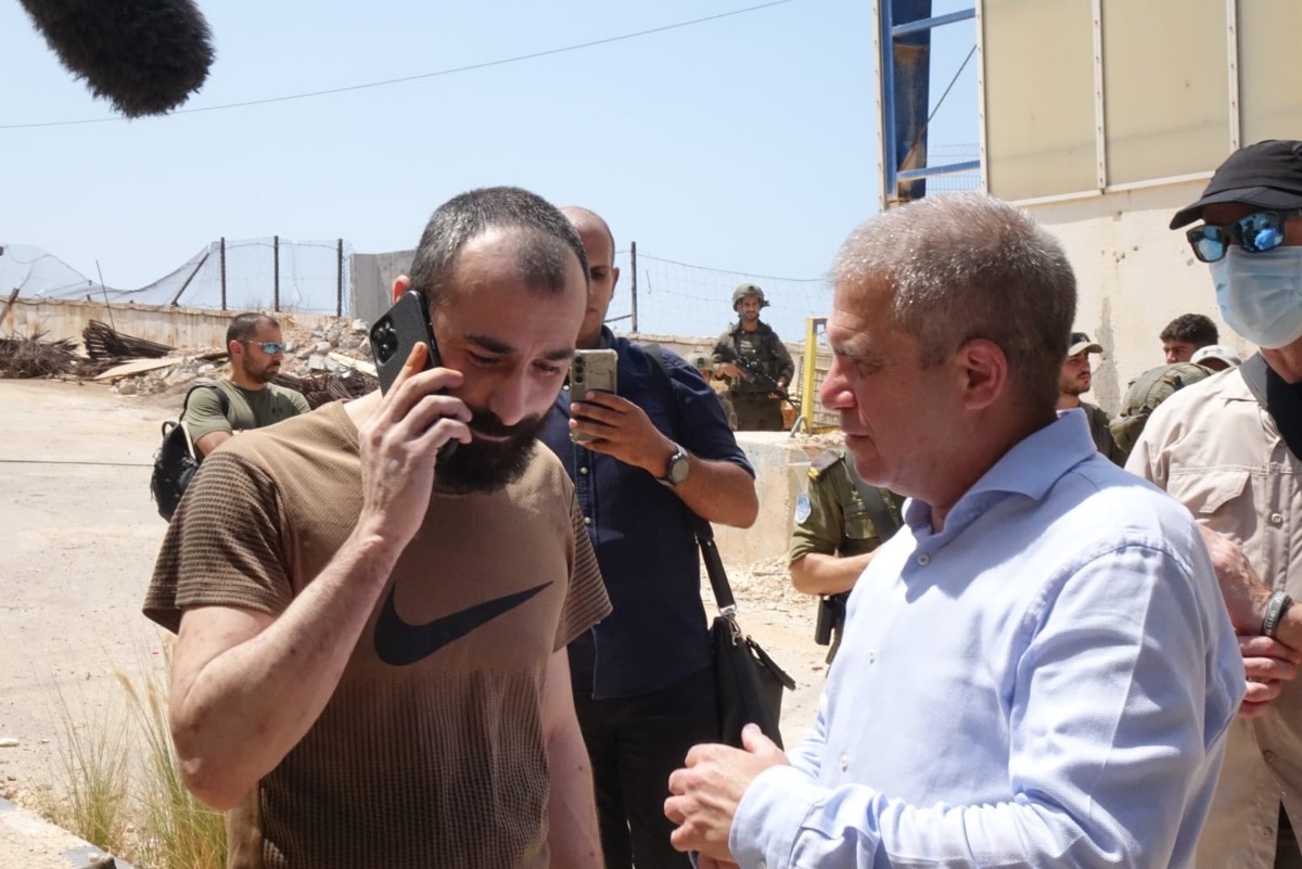 האזרח הישראלי ששוחרר מהכלא הלבנוני | 