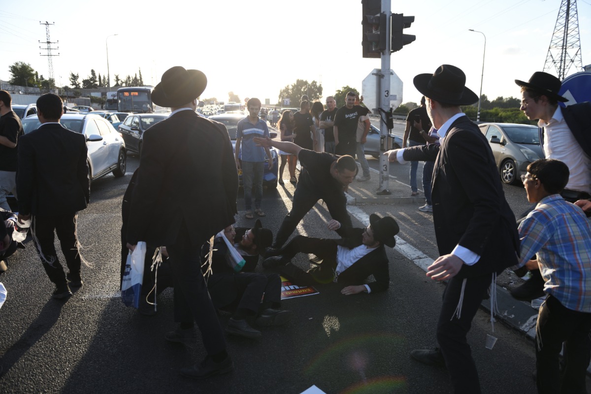 הפגנה נגד גיוס חרדים | 