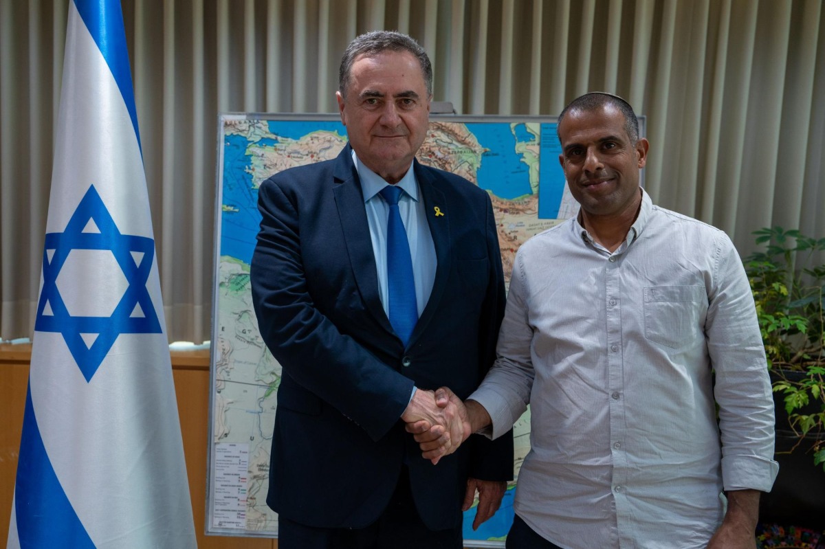 השר כ"ץ עם הפרויקטור תנעמי | 