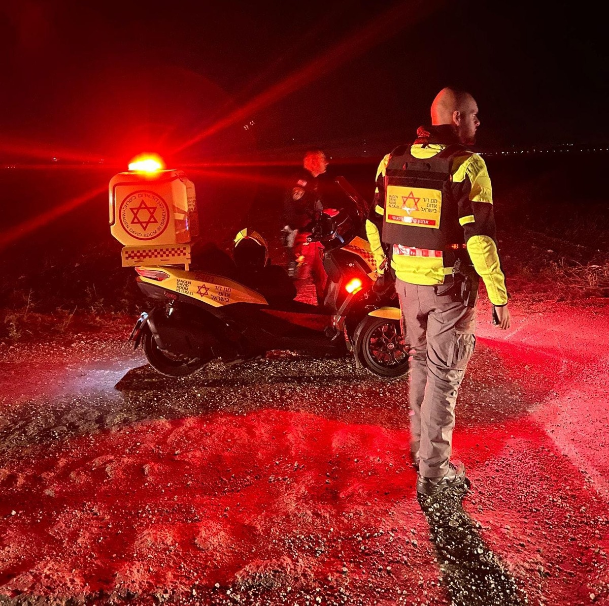 זירת האירוע שבו נהרג סיון שדה ז"ל 